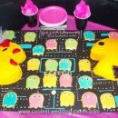 80s Pacman Bridal Shower Cake