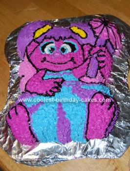 Homemade Abby Cadabby Birthday Cake