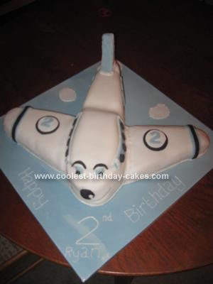 Aeroplane Birthday Cake