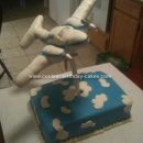 Homemade Airplane Birthday Cake