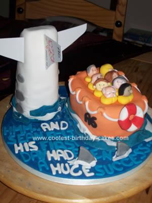 Homemade Airplane Disaster Cake