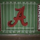 Homemade Alabama Football Birthday Cake
