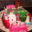 Homemade Alice In Wonderland Tea Party Cake