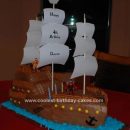 All Homemade Pirate Ship Cake