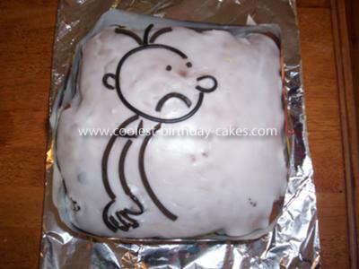 Homemade and Easiest Diary Of A Wimpy Kid Cake