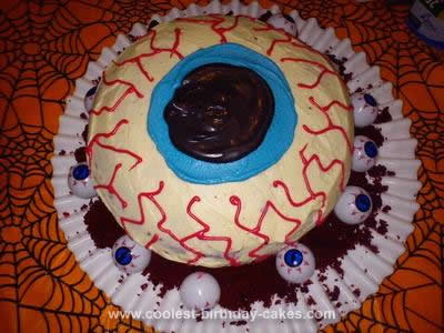 Homemade Eyeball Cake