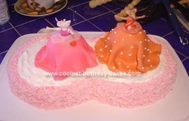 Homemade Angelina Ballerina Cake