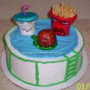 Homemade Aqua Teen Hunger Force Cake