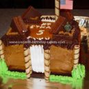Homemade Army Fort Cake
