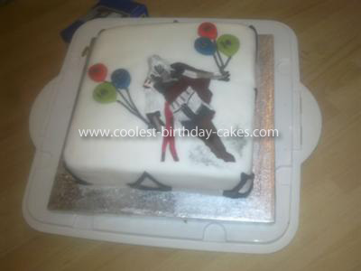 Homemade Assassin's Creed Birthday Cake