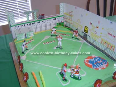 Homemade Astros Birthday Cake