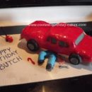 Homemade Auto Mechanic Birthday Cake