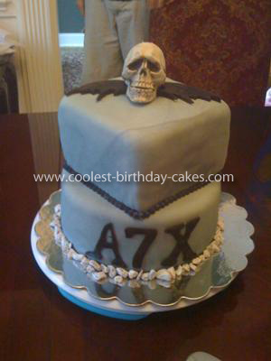 Homemade Avenged Sevenfold Cake