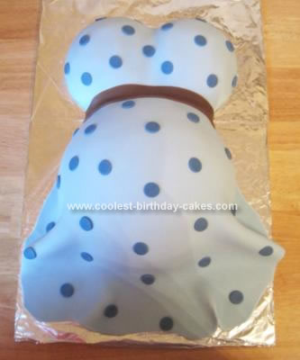 Homemade Baby Belly Cake