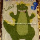 Homemade Baby Einstein Lizard Cake