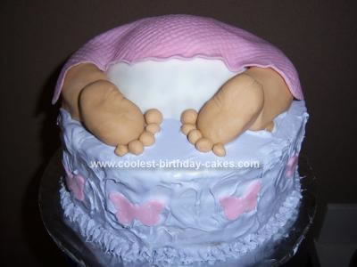 Homemade Baby Rump Cake