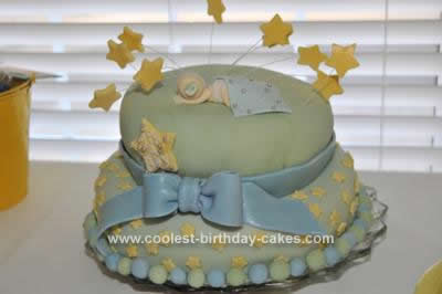 Homemade Baby Shower Cake Idea