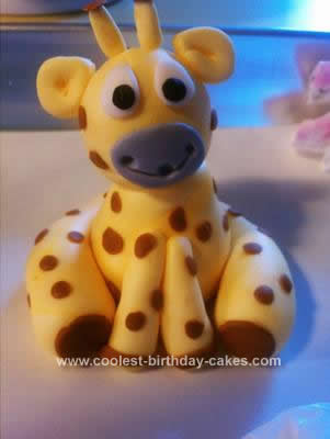Homemade Baby Shower Safari Theme Cake