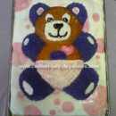 Homemade Baby Shower Teddy Bear Cake