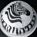 Homemade Baby Zebra Cake