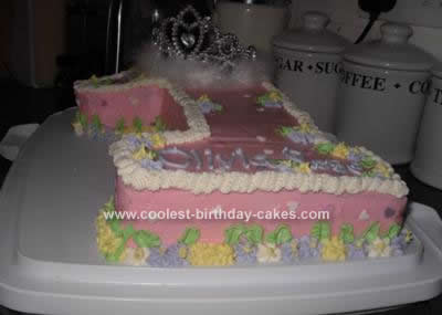 Homemade Baby's 1st Birthday Princess Cake