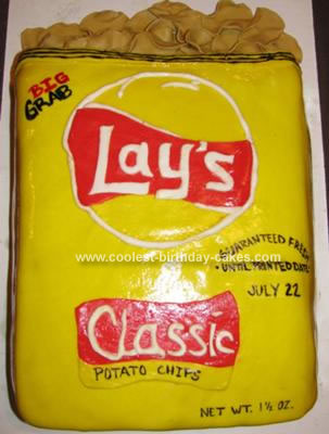 Homemade Bag of Potato Chips Cake