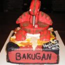 Homemade Bakugan Cake