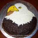Homemade Bald Eagle Birthday Cake Design