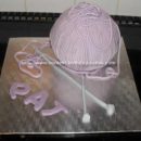 Homemade  Ball Of Wool / Knitting Cake