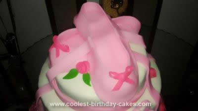 Homemade Ballerina Cake