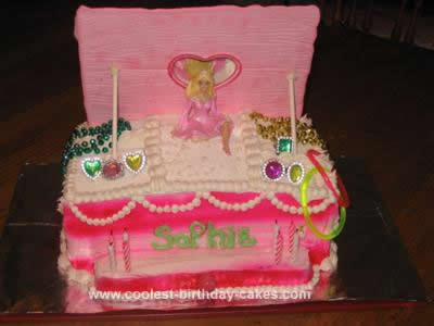 Homemade Ballerina Jewelry Box Cake