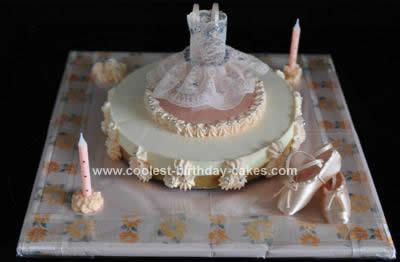Homemade Ballet Cake Design