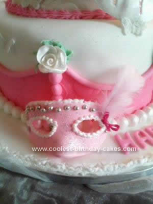 Homemade Ballet Shoes Cake Design