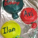 Homemade Balloons Cake