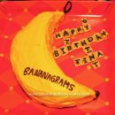 Homemade Bananagrams Cake