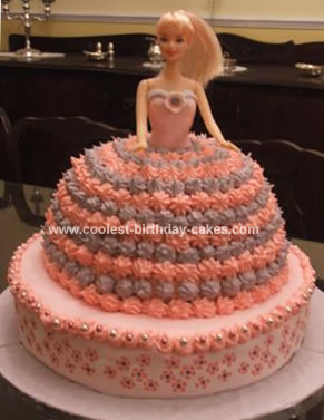 Homemade Barbie Ball Cake