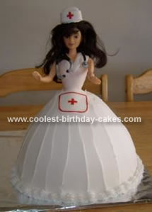 Barbie Nurse Cake