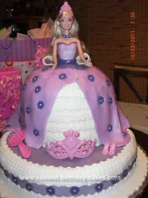 Homemade Barbie Cake