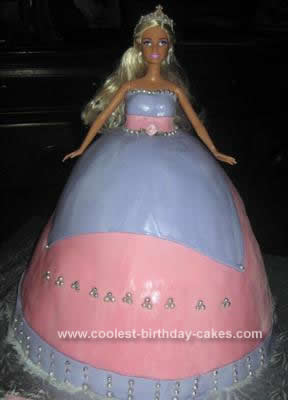 Homemade Barbie Cake Design