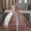 Homemade  Barbie Doll Birthday Cake Idea