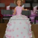 Barbie Doll Homemade Cake