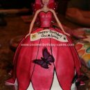 Homemade Barbie Mariposa Cake