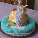 Homemade Barbie Mermaid Cake