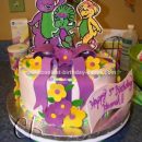 Barney and Friends Birthday Cake