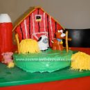 Homemade Barnyard Child Birthday Cake