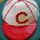 Homemade Baseball Cap Cake