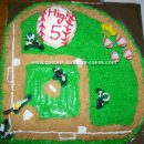 Baseball Field Cake