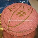 Homemade Basketball Birthday Cake
