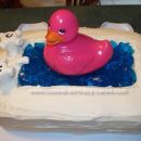 Homemade Bathtub Birthday Cake