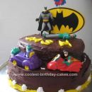 Homemade Batman Birthday Cake Design